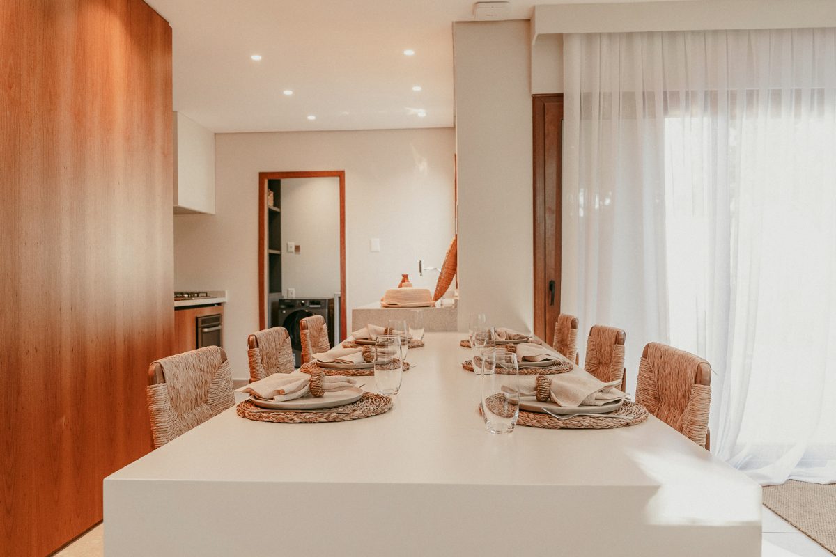 jantar da casa modelo